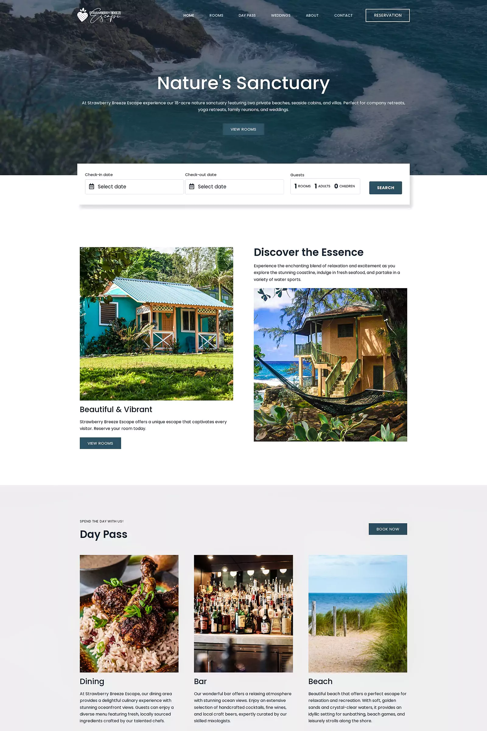 a screenshot of a web design template by Muplix