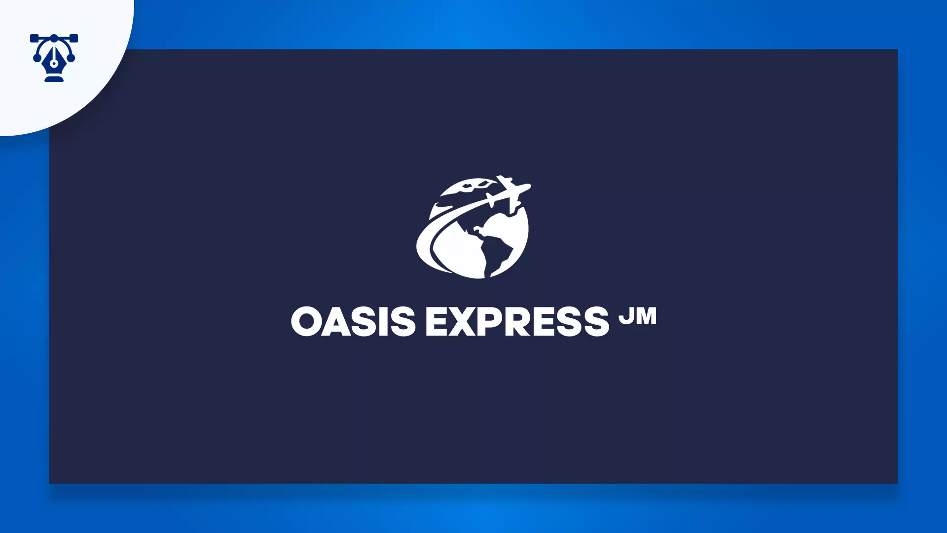 oasis express courier service web design by muplix