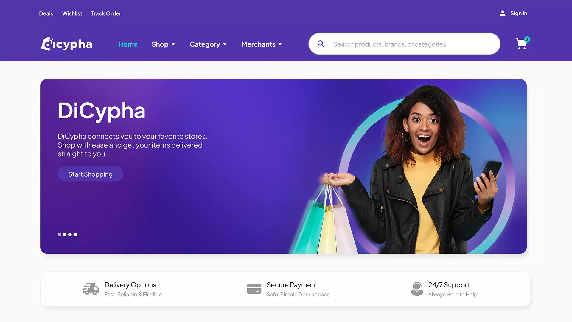 dicypha web design by muplix